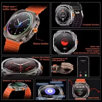 Outdoor Sports Z7 Ultra Smart Watch Bluetooth Call Health Monitoring GPS Motion Track Tracker 1.52-inch HD Screen Smart Watch 2