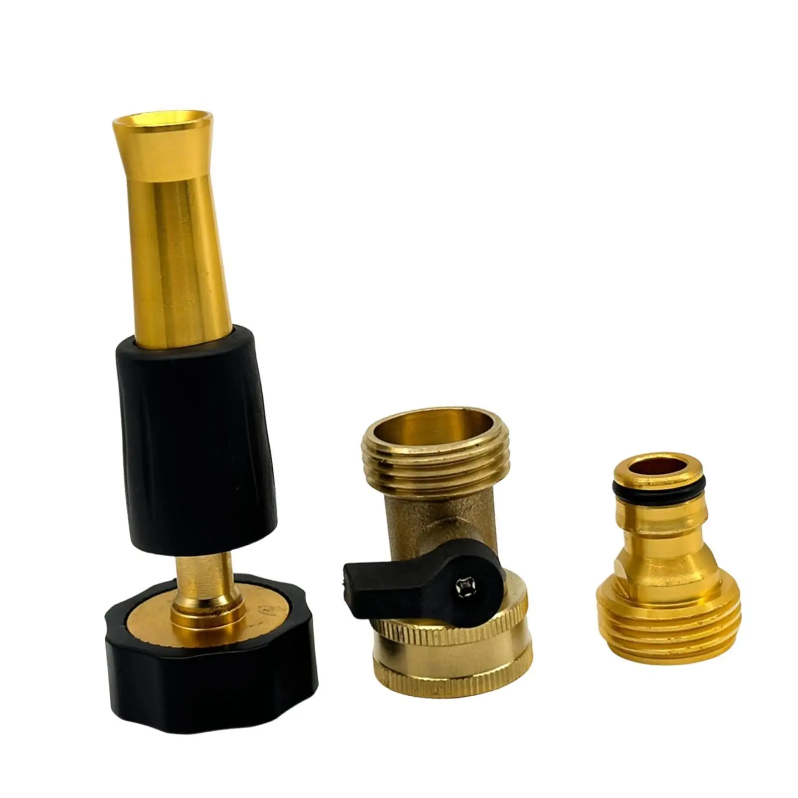Practical Metal Garden Hose Spray Nozzle Adapter Heavy Duty with Valve Watering Tool for Outdoor Garden Automatic Watering Practical Metal Garden Hose Spray Nozzle Adapter Heavy Duty with Valve Watering Tool for Outdoor Garden Automatic Watering