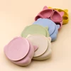 New BPA Free Baby Sucker Silicone Dining Plate Cartoon Children Dishes Plate Toddle Training Tableware Kids Feeding Bowls 2