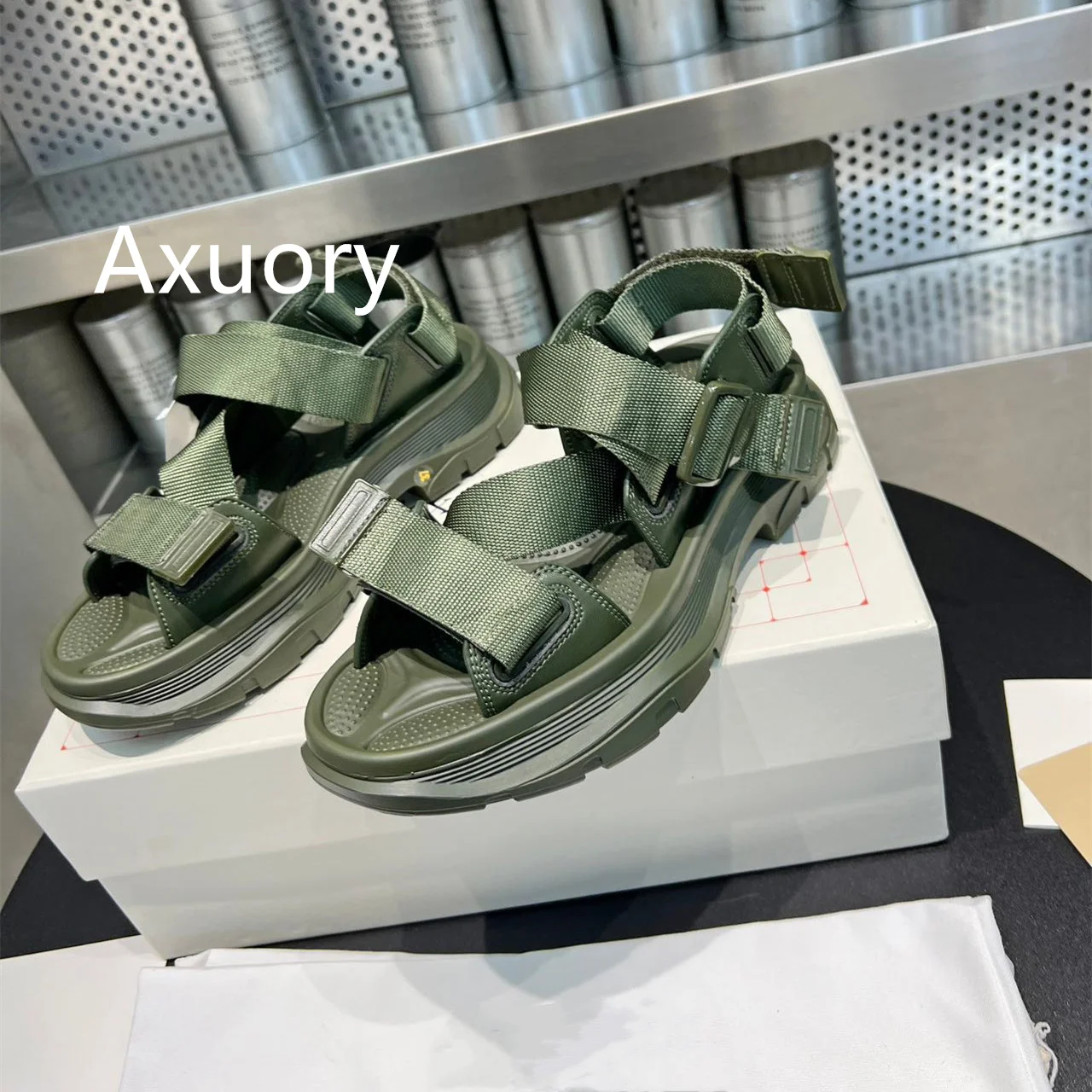 2023 New Sandal Thick soled nylon beach sandals Fashion Colorful Color Thick Bottom Anti Slip ventilate