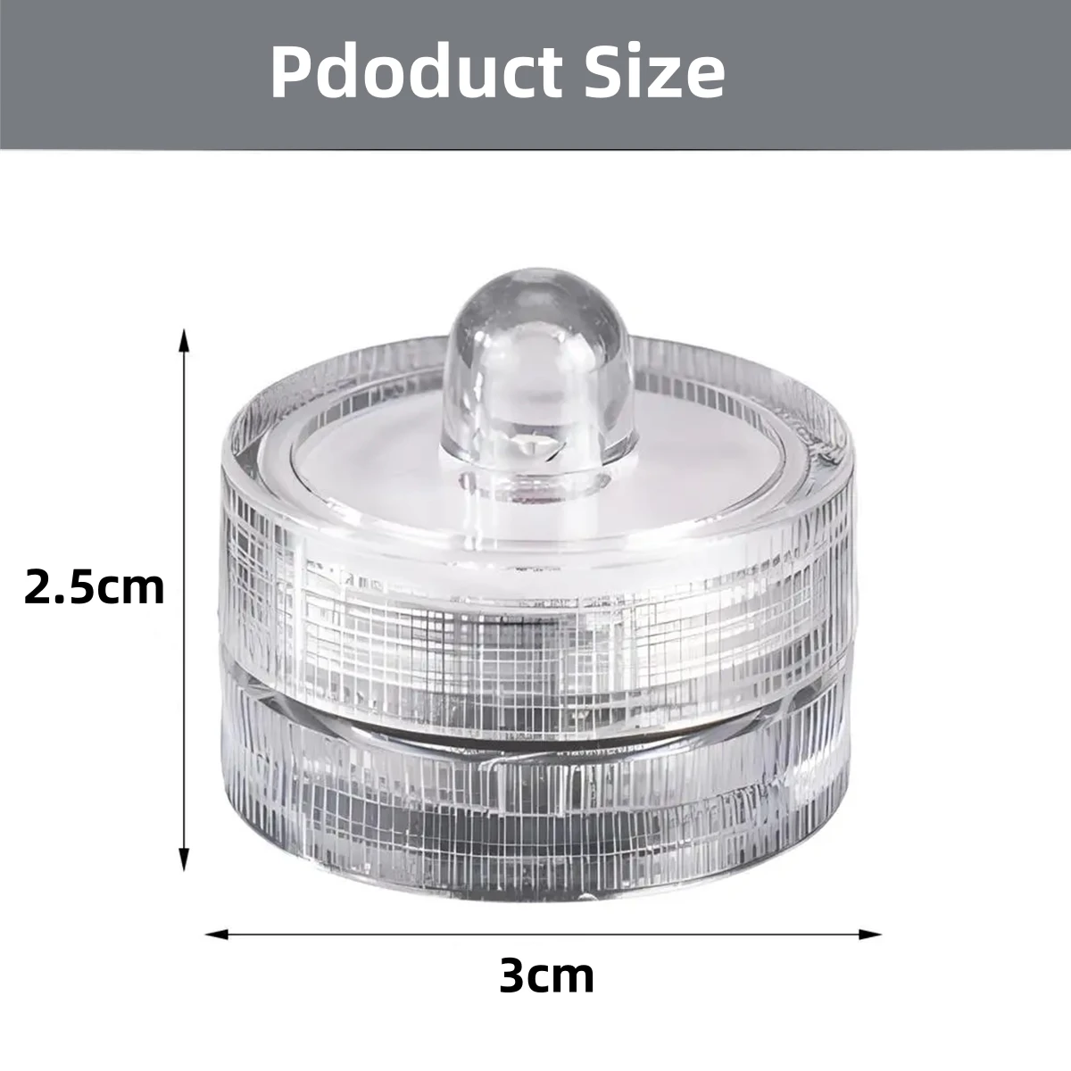 Aquarium Light Battery Operated Waterproof for Fish Tank Pond