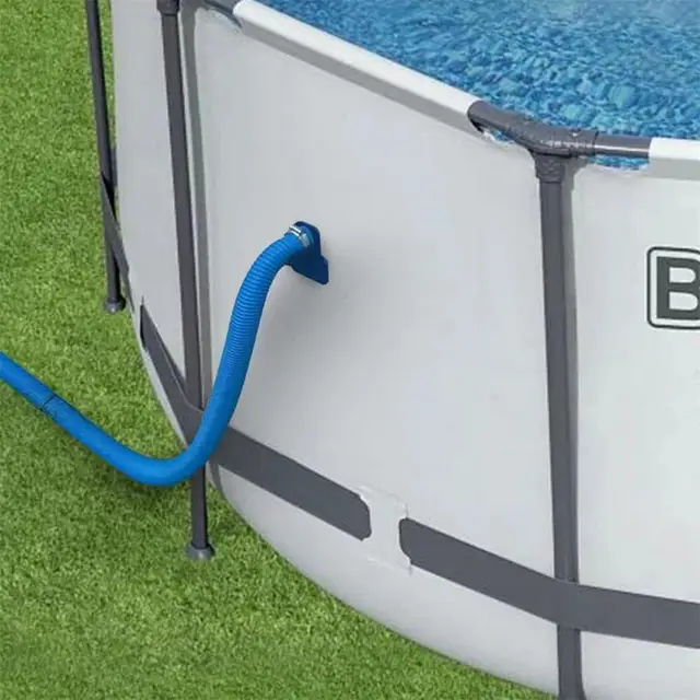 Úszómedence-Cső Tartó Tartókonzol Tartócsövek 30-38 Mm-Re A Föld Feletti Tömlő Kimenete Kábelkötéssel Rögzítő Kiegészítőkkel - Image 4