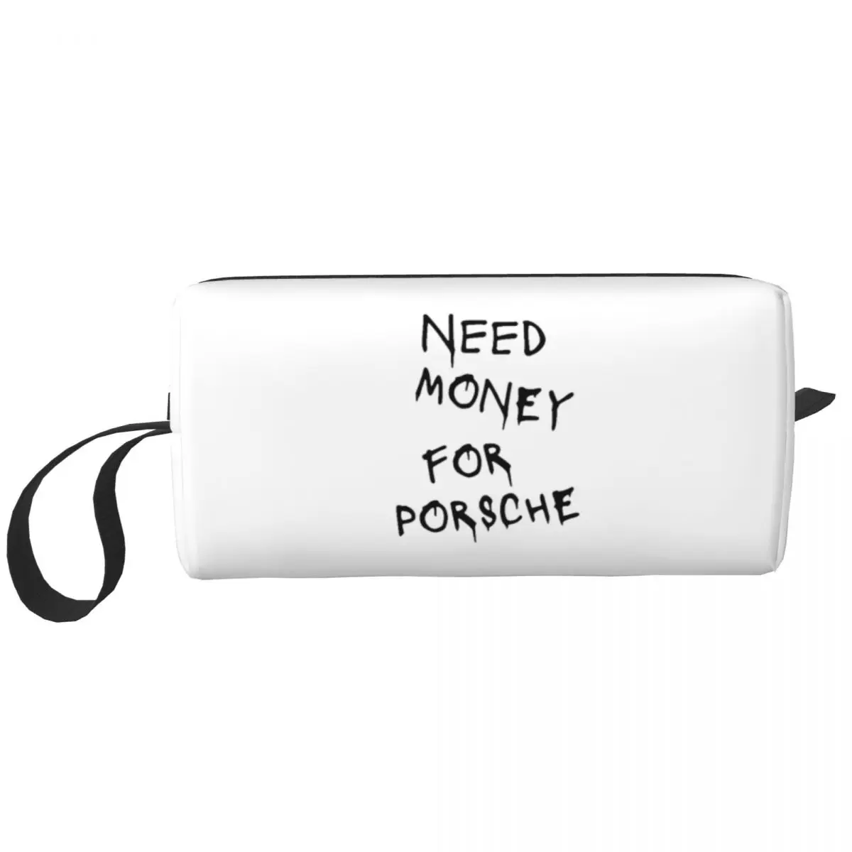 

Funny Need Money Letter Makeup Bag Pouch Waterproof Gift For Cars Lover Cosmetic Bag Travel Toiletry Small Makeup Pouch Storage