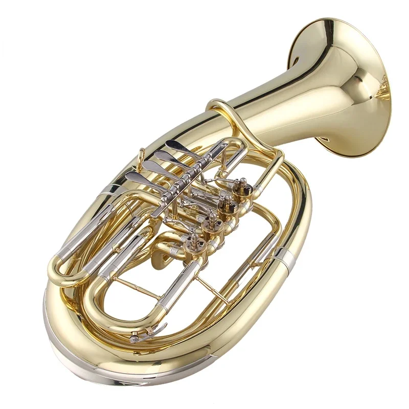 4 Piston Bb Tone Musical Instrument Euphonium