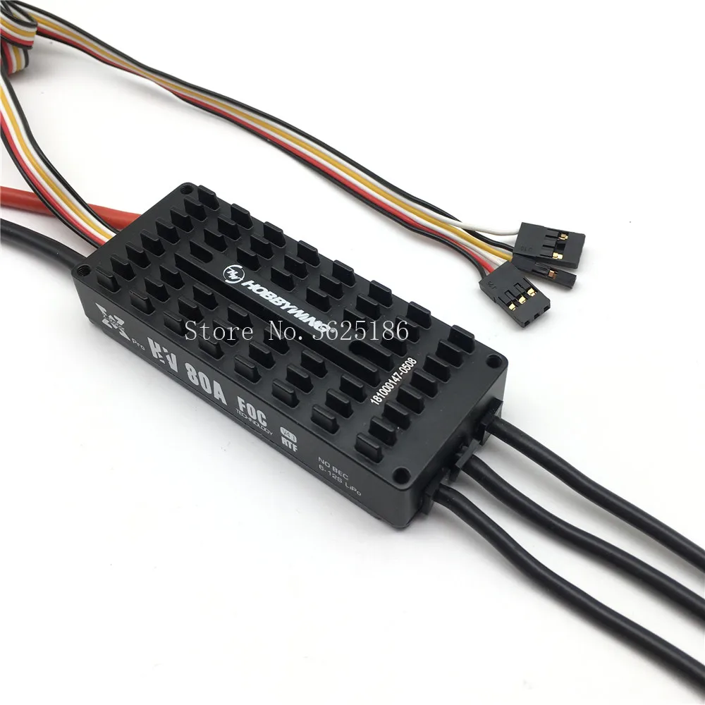 1 Pz Hobbywing Xrotor Foc Power System 6215 8120 Hv 80A Foc V4.1 Esc Speed Controler Per Fpv Agricultural Spraying