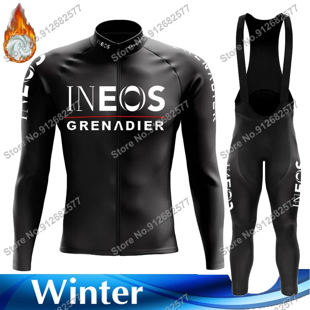 Ineos Grenadier Cycling Jersey 2022 Cycling Jersey Suit Long Sleeve