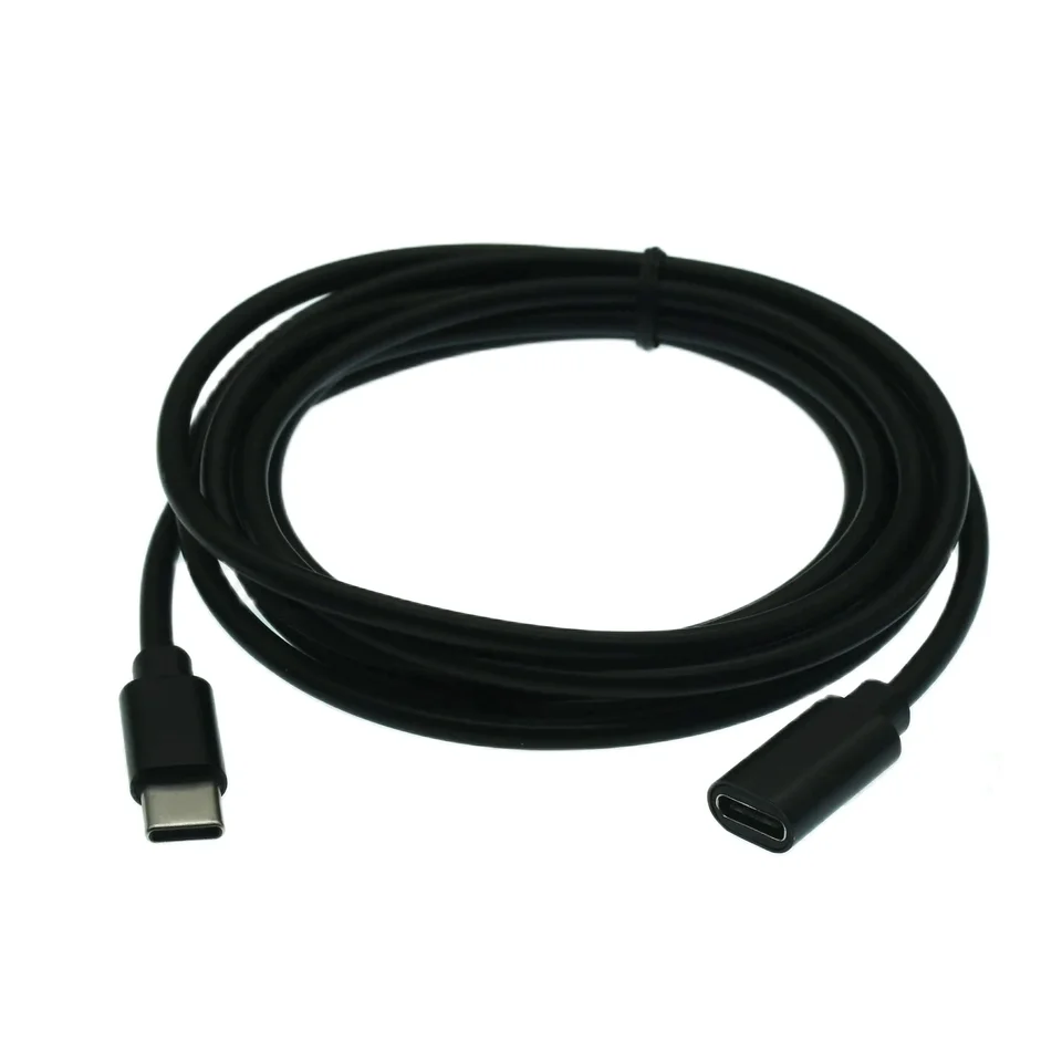 USB C Type-c 延長コード Type-c オス - メス 高速充電日付ショート