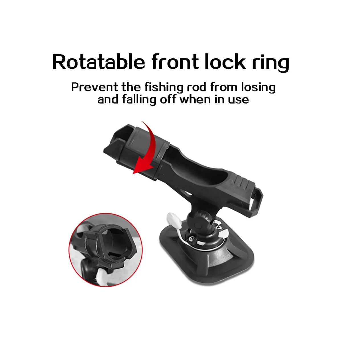 

Boat Kayak Fishing Rod Holder Accessories Small Boat Raft Fishing Tool Pvc Sup Board Rod Holder Fix Pole Mount Angle