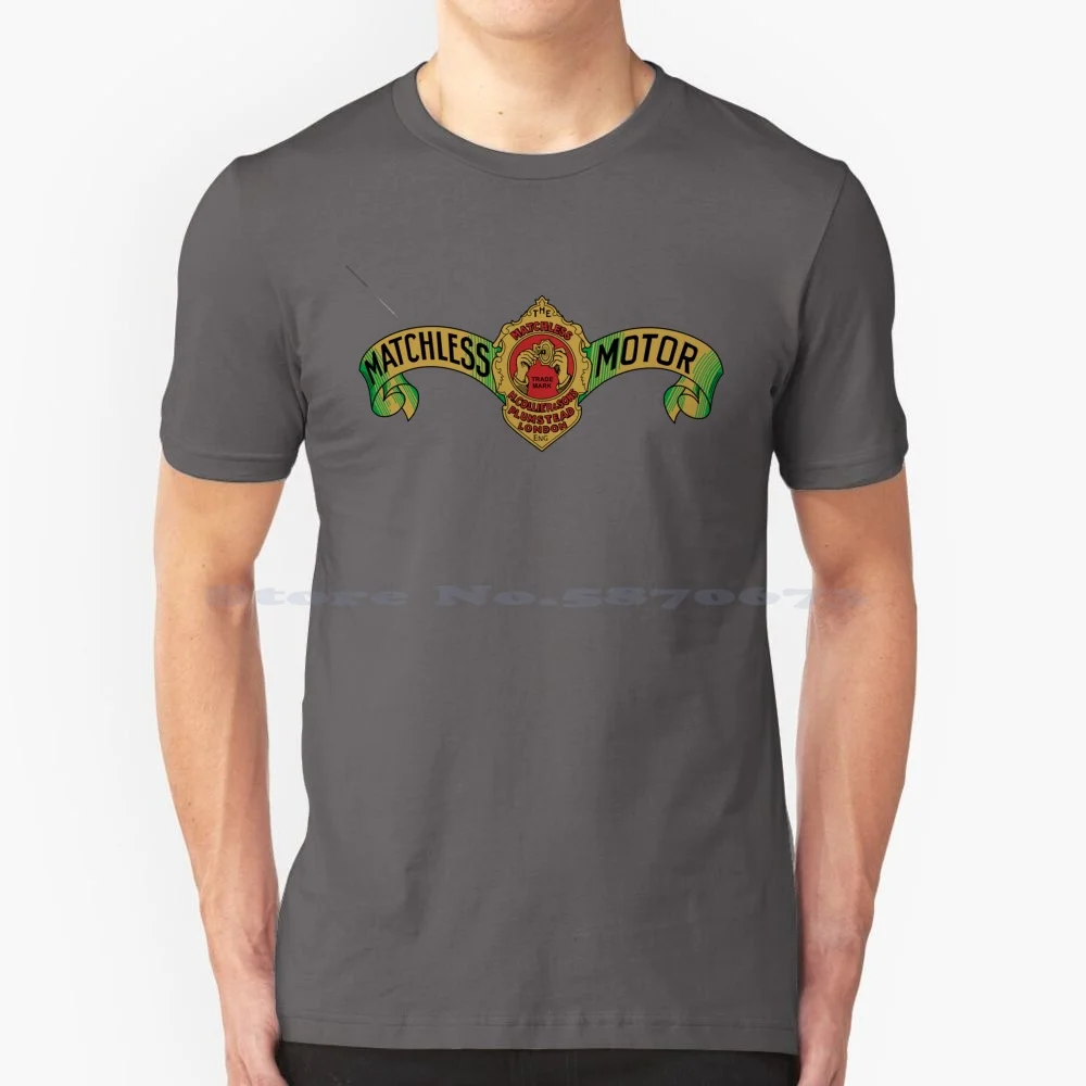 Moto Senza Fiammiferi Vintage Tank Decal T Shirt 100% Cotone Tee Nostalgia Moto Moto Classica Moto Vintage