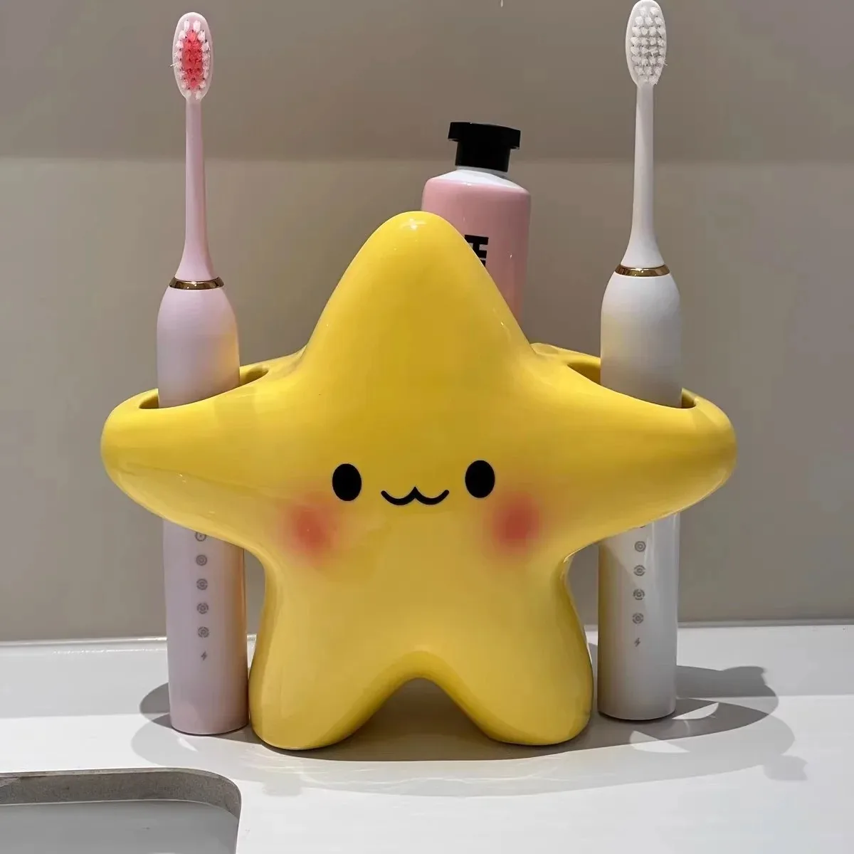Cute Star Shaped Toothbrush Holder Image 3