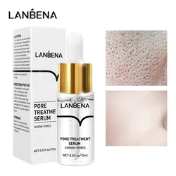 15ml LANBENA Pore Shrink Serum Hyaluronic Acid Nourish Moisturizing Dryness Repair Face Pores Treatment Essence Liquid Skin Care