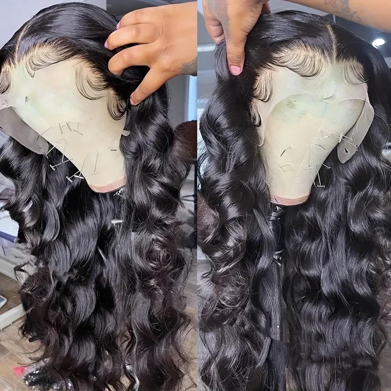 250 Density Body Wave Lace Front Wigs Human Hair Transparent Lace Frontal Wigs For Women 13x6 13x4 Human Hair Wigs