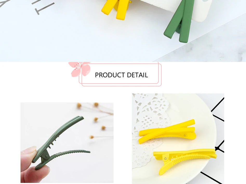 2 Teile/satz Gemischte Farbe X-förmigen Haar Clips Mädchen Süße Bunte Pony Haarspange Kinder Grundlegende Einfache Matte Haarnadel Haar zubehör – Detail 3