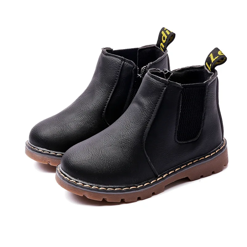Retro Children's Riding Boots 2024 Spring Autumn Ankle Boots Fashion Kids Girls Casual Shoes Top Quality Boys Baby Leather Boots 1