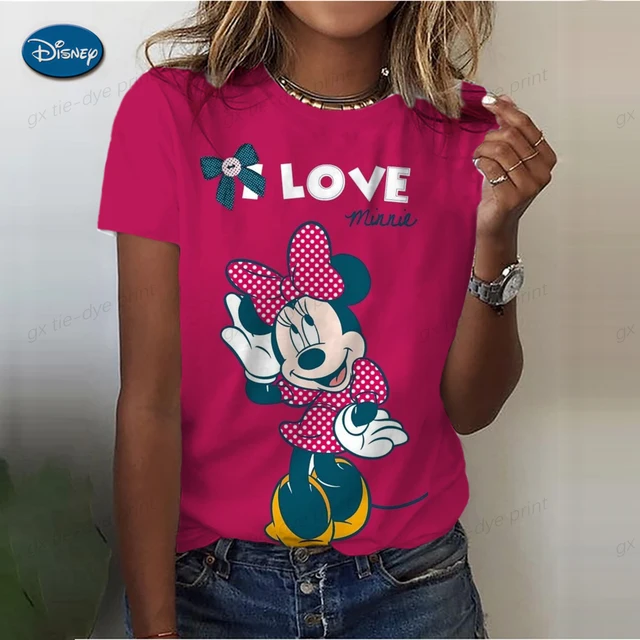 디즈니 마법에 흠뻑 취하세요: 수채화 프린트의 미키 마우스 티셔츠