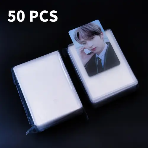 Utalo 1 ~ 50 Pcs 35PT Protective Toploader Super Clear KPOP Photocard Sleeves Card Trading Supply Double-sided Film Cardholder - Image 9