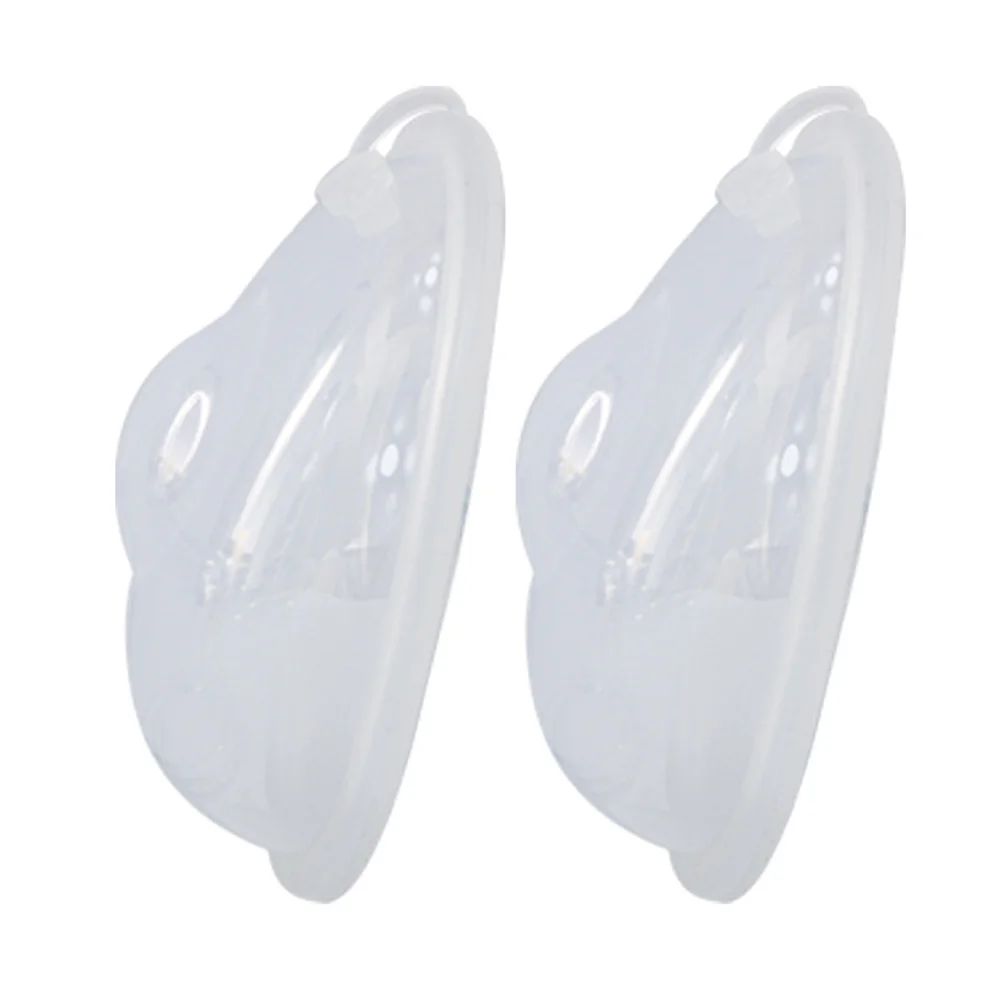 2Pcs Wearable Milk Collector Breastfeeding Cups Silicone Breast Pump Nursing Cover Breastmilk Catcher Manual Pump Parts