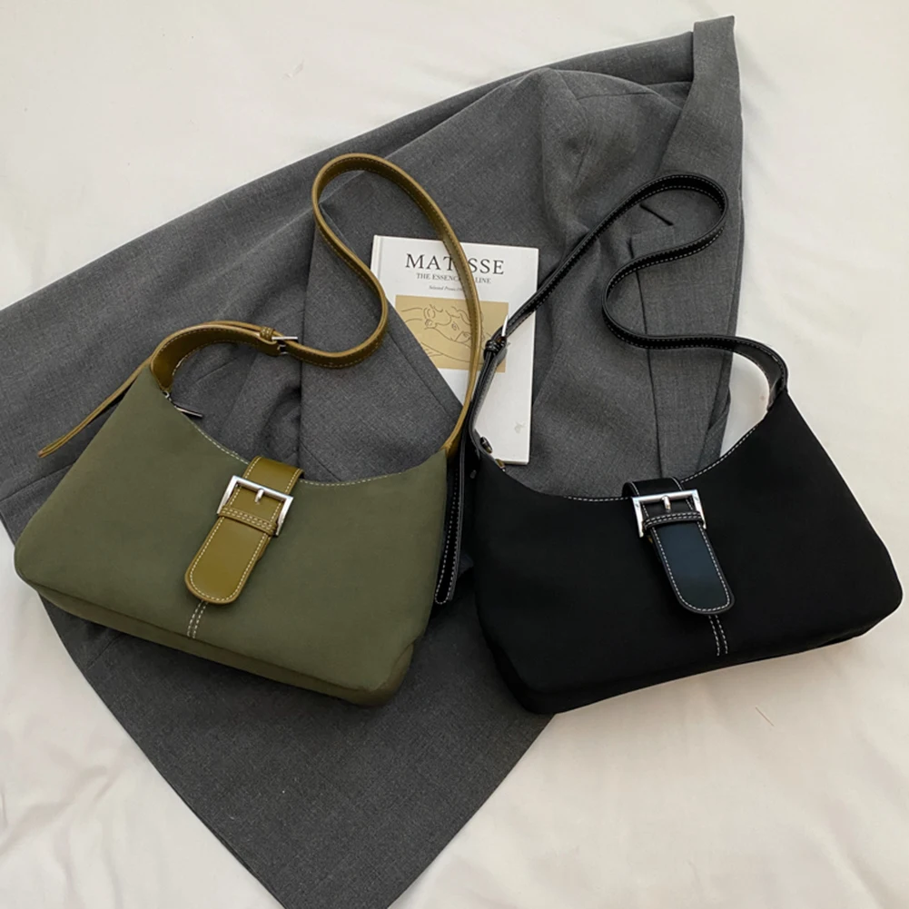 Faux Suede Women Shoulder Bag Large Capacity Chic Hobo
