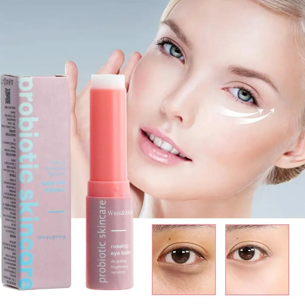 

Women Renewing Rosehip Eye Balm For Face Lifting Moisturizing Balm Stick Anti-wrinkle Anti-puffiness Remove Dark Circ D4u6
