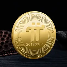 CO50 Pi Network Coin Digital Currency Gold Plated Commemorative Crypto Coin Cryptocurrency Collectible Great Gift
