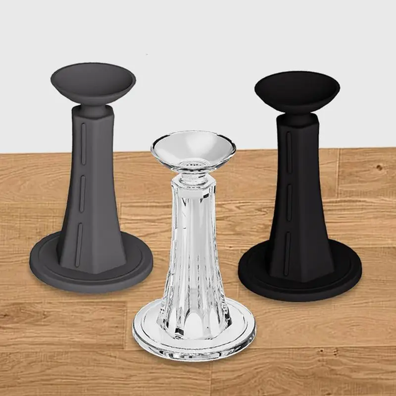 Non-punch Door Stopper Silent Anti-collision Self Adhesive Door Holder Silicone Suction Cup Wall Protectors