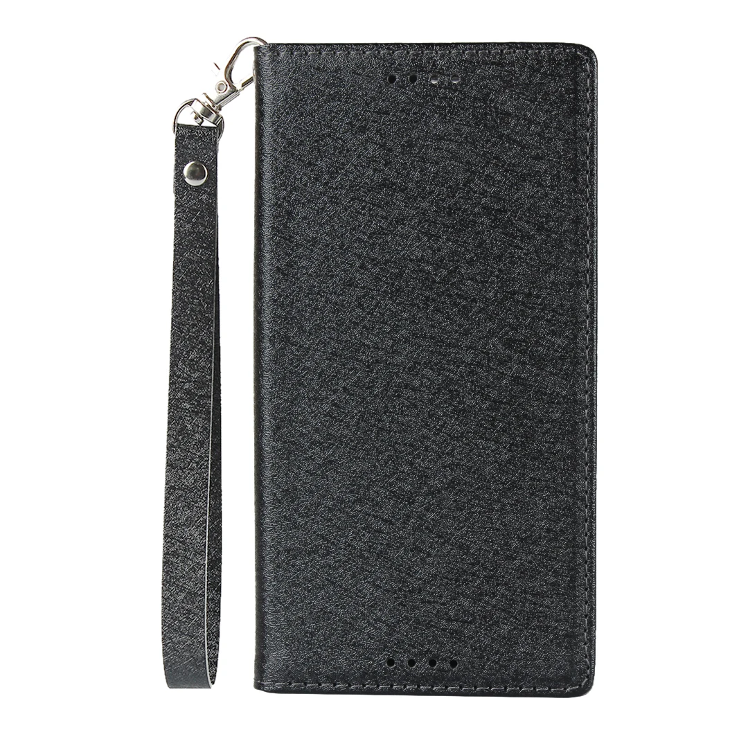 Luxurious Silk Style PU Leather Frosted Touch Case - Elegant Protection with Frosted Touch Coating