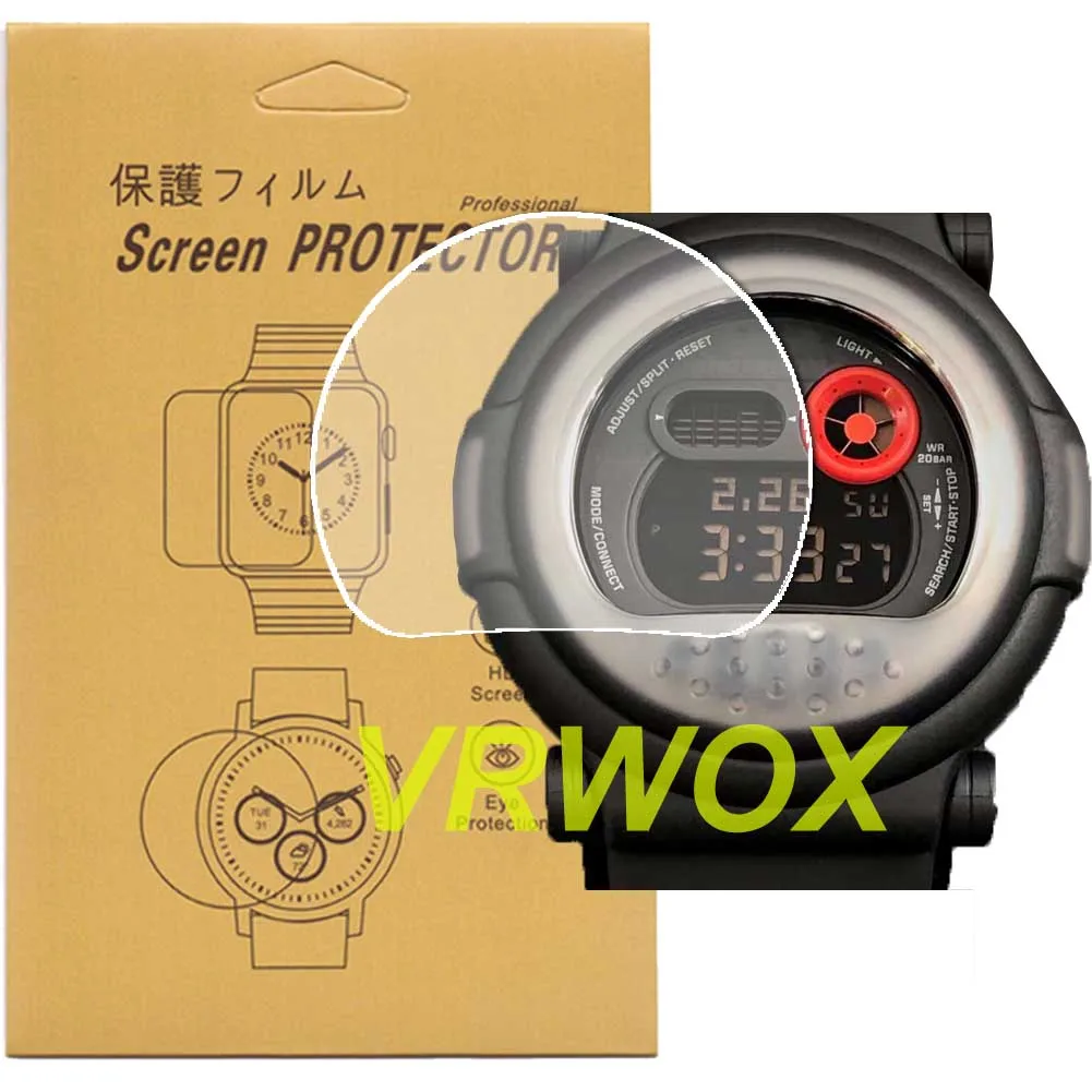 1/3 Pz Protezione Per G-B001 Gw-9300 9400 9000 Dw-9052 Dw-6900 Gw-7900 W-736 Gdx-6900 Ae-1200 F-91 W-800Tpu Nano Screen Protector