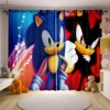 Cute Cartoon Cat Digital Printing Curtain Bedroom Living Room Kitchen Dormitory Decorative Curtain Easy To Wash And Care 2 PCS 4