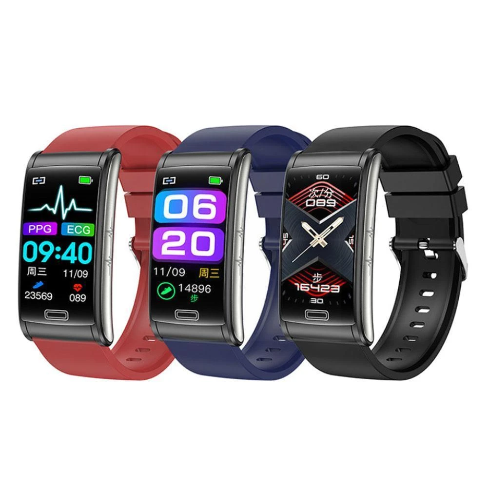E600 Smart Watch Ecg Blood Sugar Men Noninvasive Blood Bracelet Heart