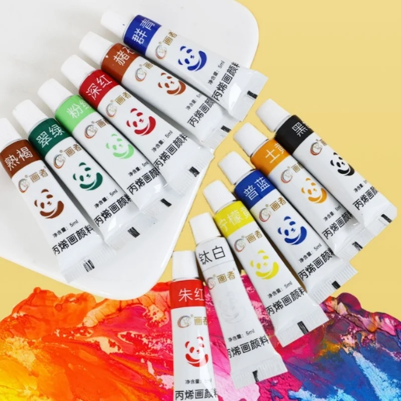 12/18/24 Colors Mixed Color Acrylic Paint, Colorful Multi-Purpose Paint For Painting,12/18/24colours Art Professional Pigment Se 6