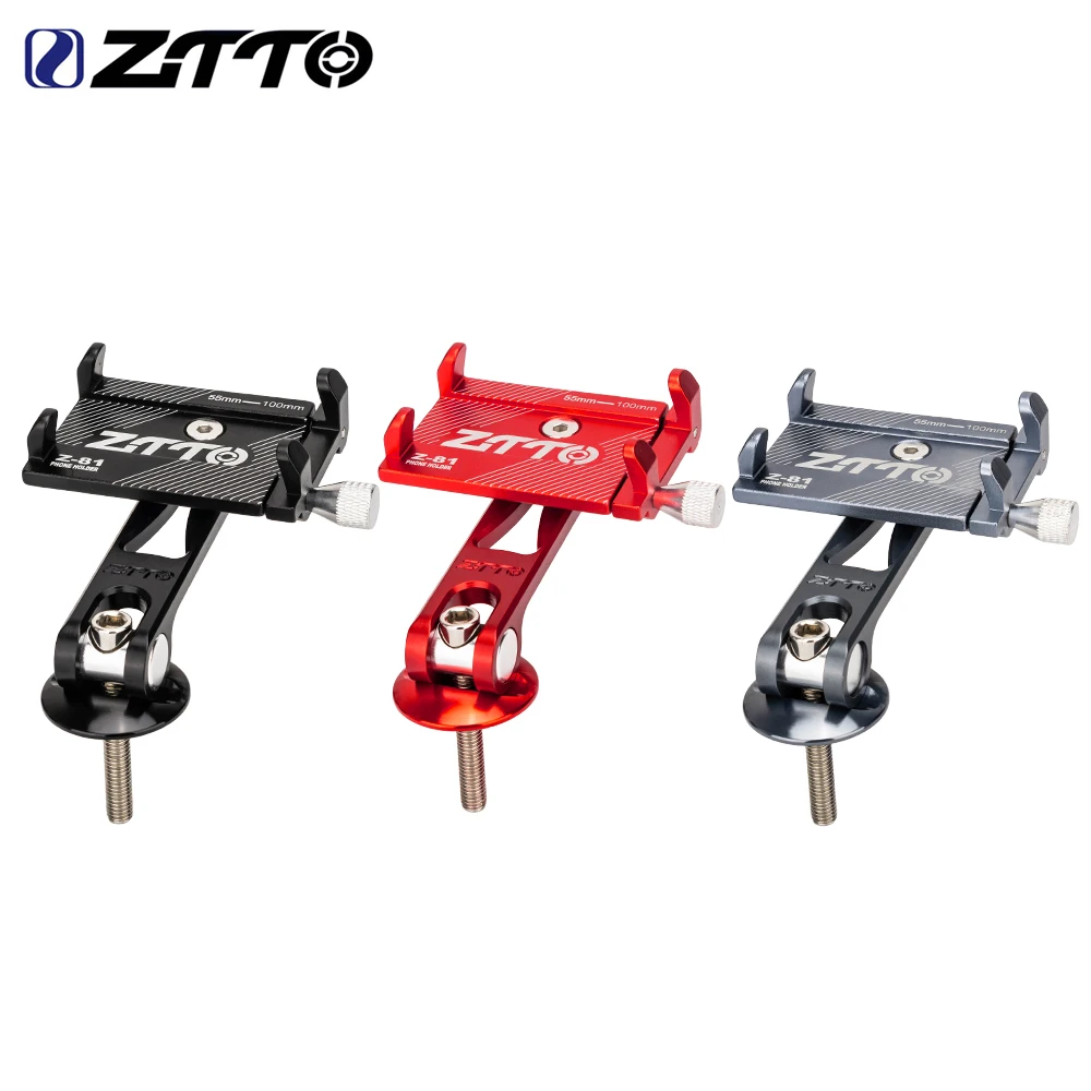 ZTTO Telefonhalter Aluminiumlegierung Universal Fahrrad Smartphone Halter Fahrradgabel Sternmutter Vorbau Top Mount für Fahrradzubehör – Detail 1