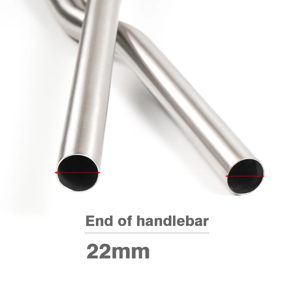 CNC Bicycle Accessories Fit Brompton Bike Handlebar Titanium Riser /Fat Handle Bar 25.4mm 600/620/650mm Cycling Part Ti