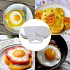 Food Grades Plastic Microwave Cooking Eggs Steamer Convenient Kitchen Cooking Mold Egg Poacher Kitchen Gadgets Fried Egg Tool 5