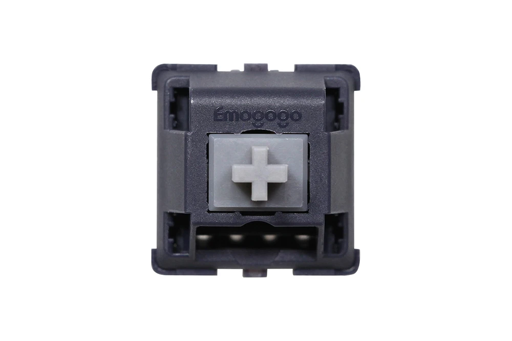 Emogogo Prata Cinza No1 Pré Interruptor Tátil 5pin Rgb Smd 62g mx Interruptor para Teclado Mecânico 50m Pom Náilon Banhado a Ouro Primavera - Imagem 4