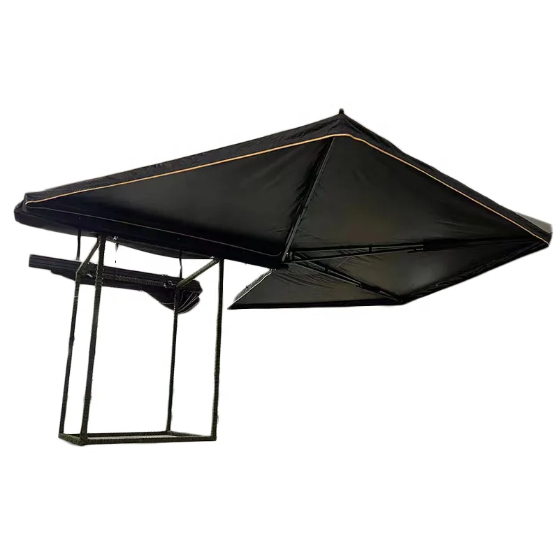 

270 degrees boneless free standing fan-shaped tent camping out car side awning lightweight outdoor rooftop