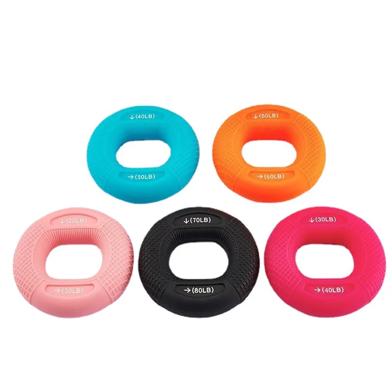 Hand Strengthener Finger Trainer Finger Strength Trainer Forearm Exerciser Hand Grip Trainers Hand Grip Exerciser Hand Exerciser Hand Trainer Silicone Adjustable