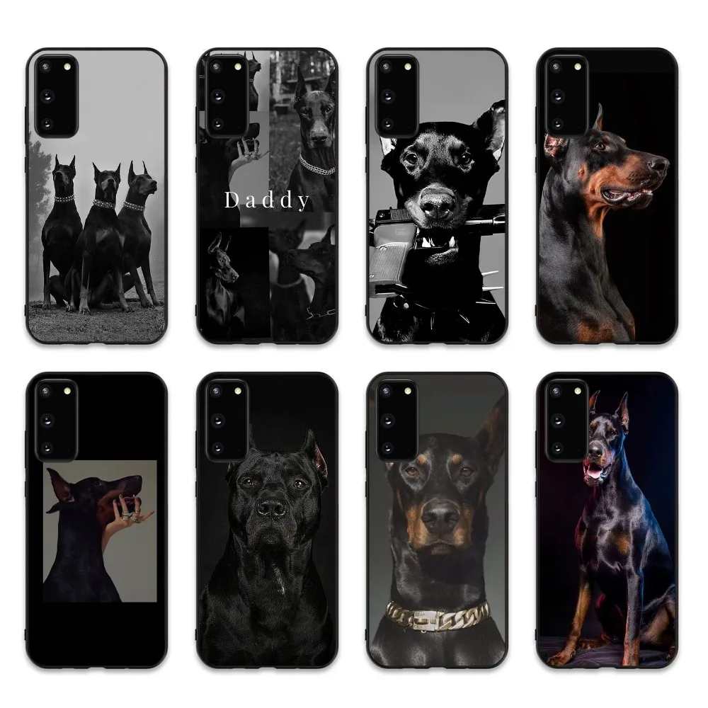 Custodia Per Telefono Cane Dachshund Doberman Animale Per Samsung S 9 10 20 21 22 23 30 23Plus Lite Ultra Fe S10Lite Fundas