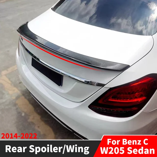 Carbon Fiber Rear Trunk Spoiler For 2015-2021 Mercedes-Benz C-Class W205 Sedan – AMG Style