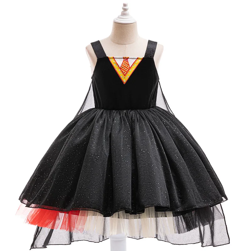 Kinder Zauberer Cosplay Kleid Halloween Kostüm Magie Film Schule Formale Uniform Hexe Rollenspiel Mädchen Party Kleider Karneval – Detail 2