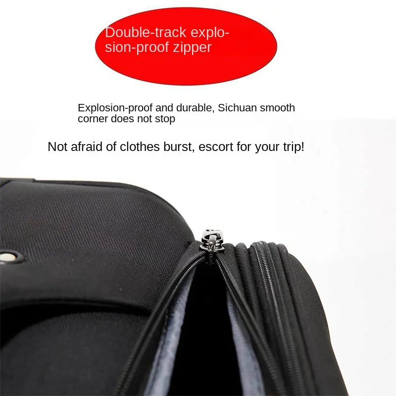 Compact Business Carry-on Suitcase With Silent Wheels Unisex_voghion.com