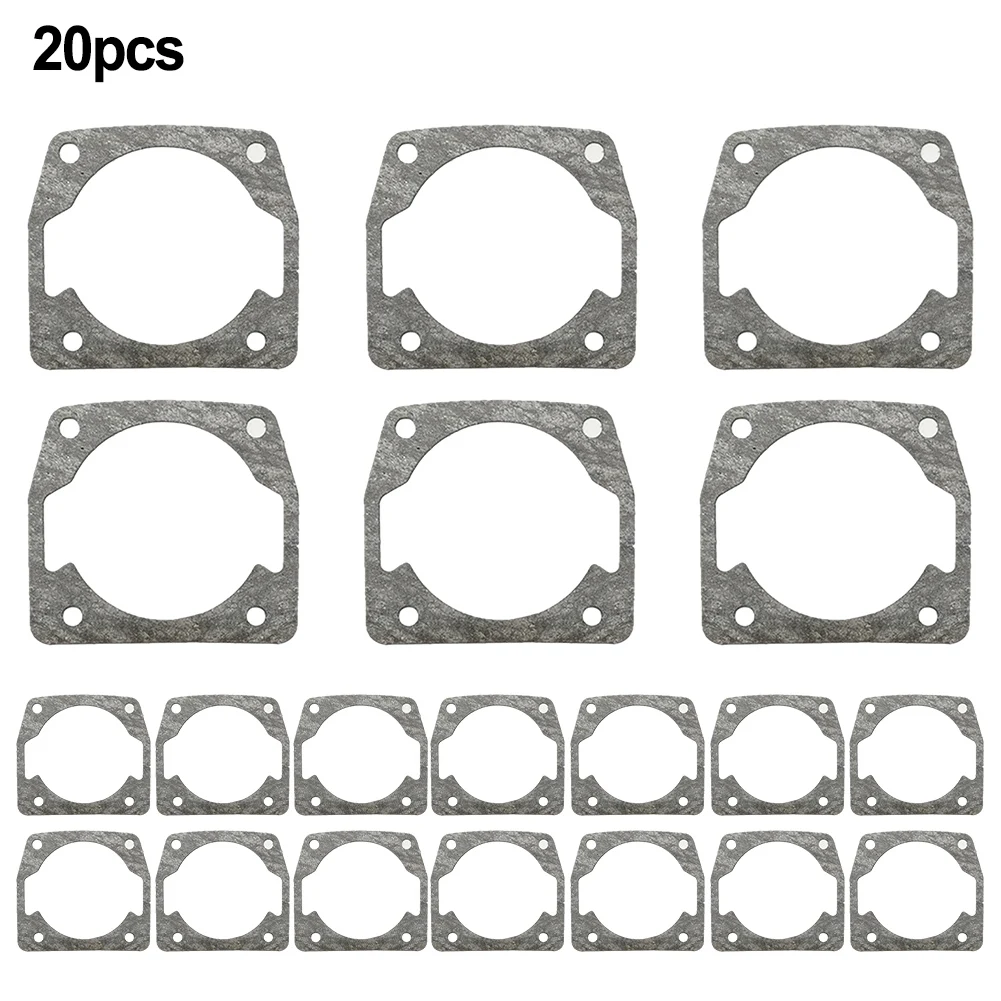

20pcs Chainsaw Cylinder Gasket For 52/58/59/62cc Brush Cutter Grass Trimmer Paper Brush Cutter Grass Trimmer Accessories