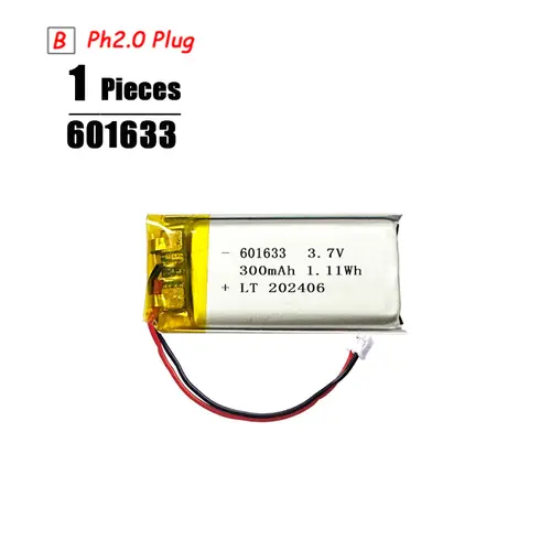 3.7V Lipo Battery Ph2.0 Plug Rechargeable Lithium Battery 3.7V For PS4 Humidifiers GPS Navigation  Bluetooth Speaker MP3 MP4 - Image 7