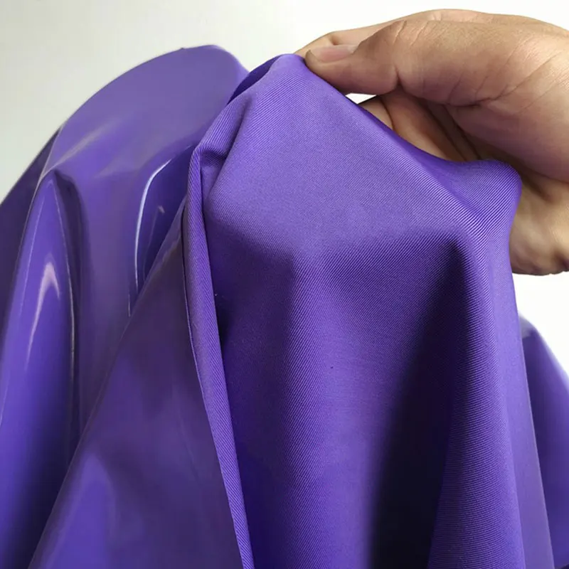 PU Fabric 50x140cm Shiny Glossy Stretch Mirror Faux Leather for Dress Upholstery