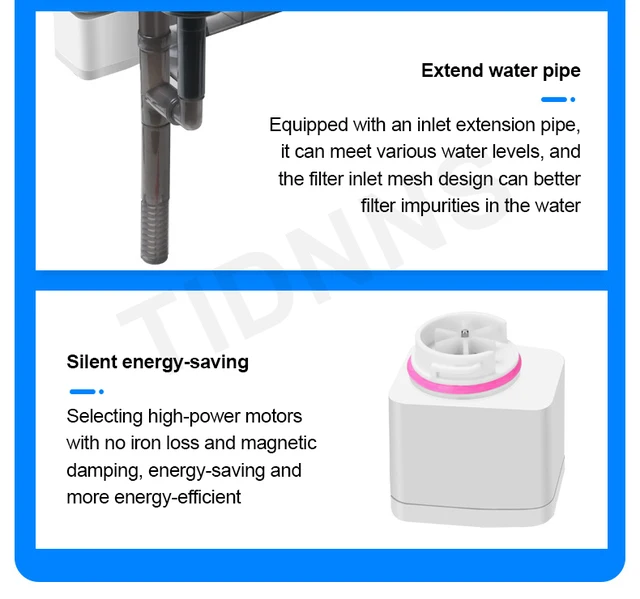 Filtro Esterno Per Acquario A Cascata - 3,5W, Portata 280L/H, Rimozione Pellicola Olio, Con Pompa Ossigeno