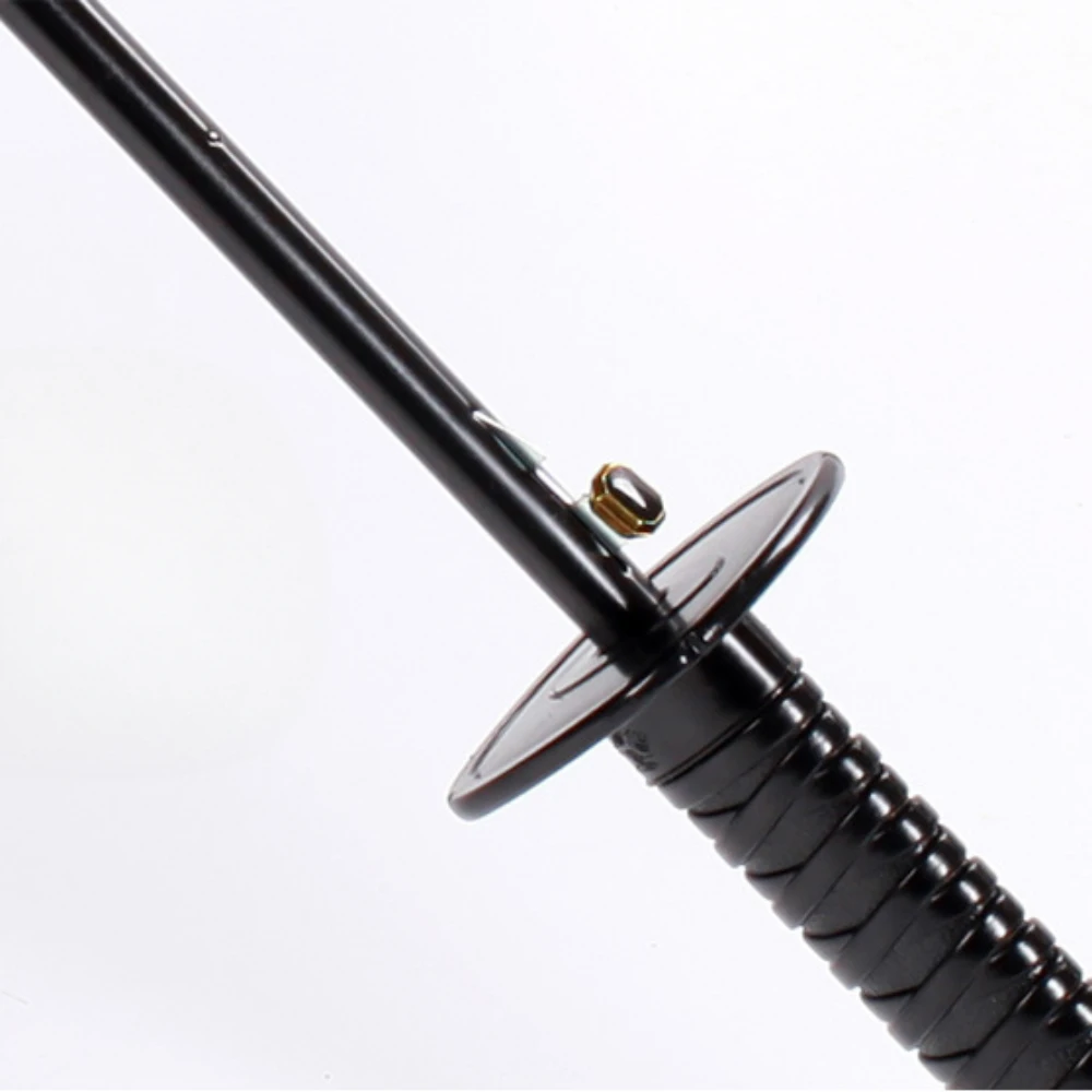Standard 8/16/24 Bone Japanese Katana Umbrella Black Removable Handle Automatic Long Handle Rainproof Samurai Sword Automatic Umbrella, Japanese Umbrella