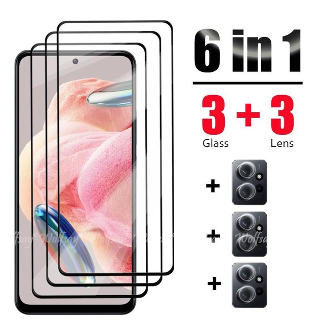 3D Camera Lens Protector for Xiaomi Redmi Note 12 Pro Plus Turbo note 11  11s Pro 5G Clear Tempered Glass Back Lens Screen Case