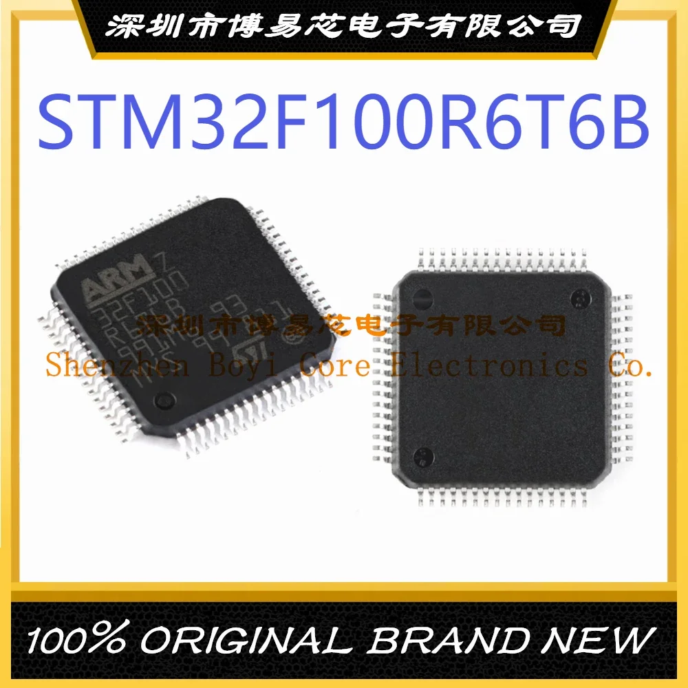 STM32F100R6T6B Package LQFP-64 Brand new original authentic microcontroller IC chip r5f21336tnfp r5f21336 r5f ic mcu chip lqfp 32 in stock 100% brand new origin