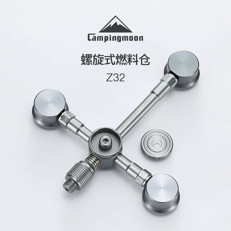 Camping Gas Tank Connector Campingmoon Z30 Z32 Z52 Outdoor Gas Tank Adapter Stove Lamp Accessories