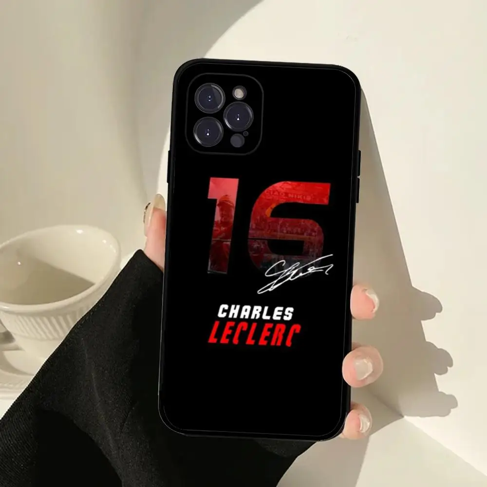thumbnail image 1 of Funda de teléfono Charles Leclerc 16 F1 para IPhone 15 14 13 12 Mini 11 Pro XS Max X XR SE 6 7 8 Plus, funda de silicona suave, 1 of 4