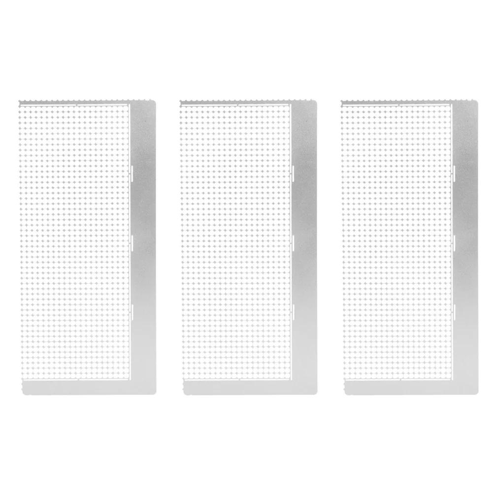 5D Diamond Painting Ruler 1220 Holes Metal Diamond Pasted Painting Ruler 155x70mm Round Drill Adjustment Fix Tool for Art Crafts